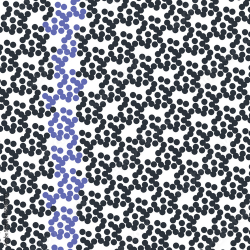 Texture in the form of dense dots. Some objects are light blue.