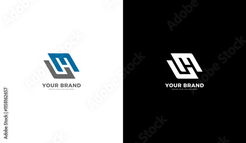 Letter LM modern logo. LM icon, letter lhm. Vector illustration design