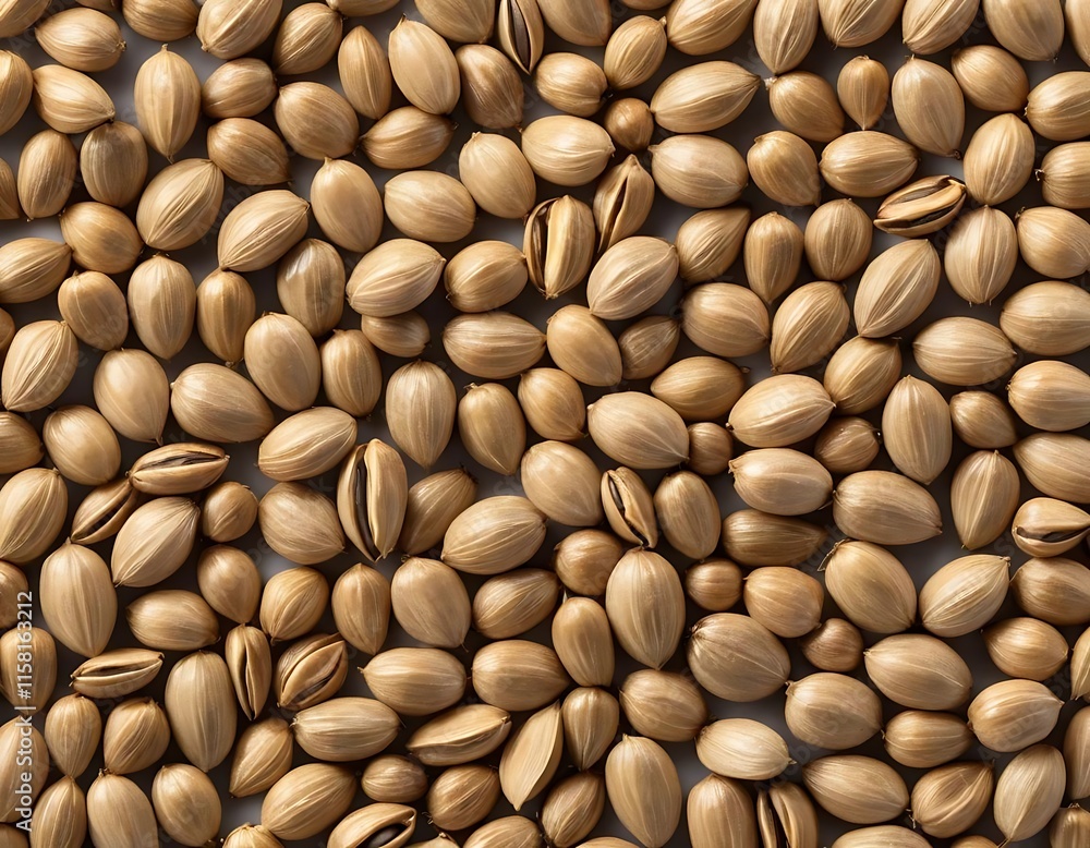 A Collection Of Light Brown Oval Shaped Nuts A Collection Of Light Brown Oval Shaped Nuts