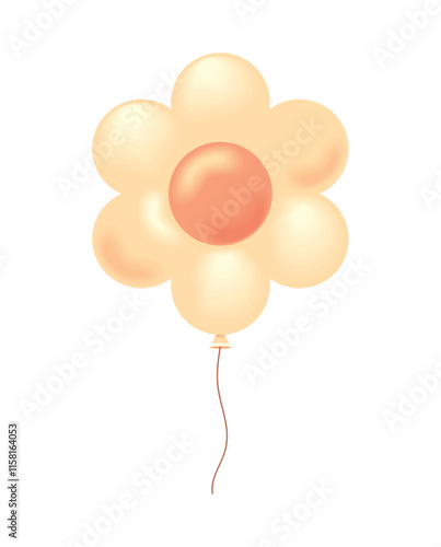 realistic balloon helium flower