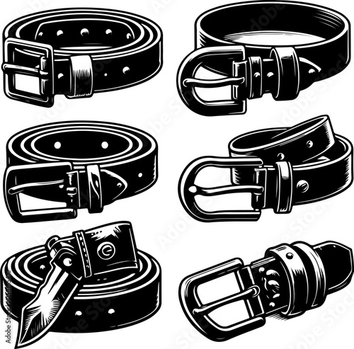 High-Quality Belt Graphics for Your Next Project