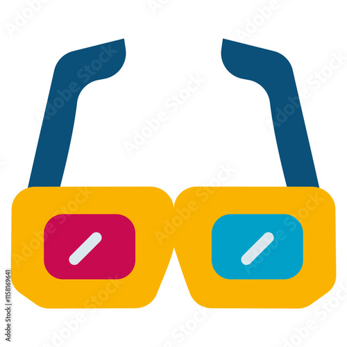 3D Glasses Icon