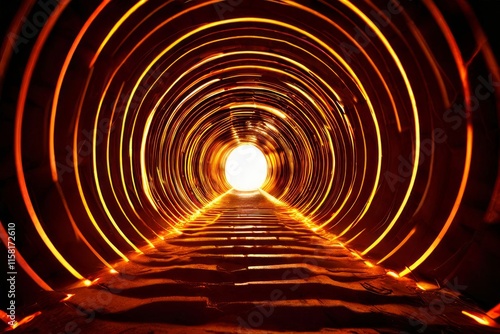 48 lines forming a vortex or tunnel immersive experience of codi photo