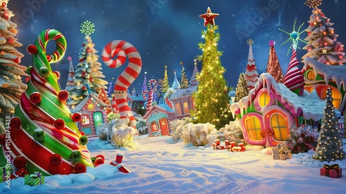 Whoville decorations Christmas village whoville photo