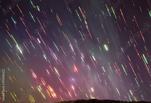 71 meteor shower rapid bright notes that streak across the visua photo