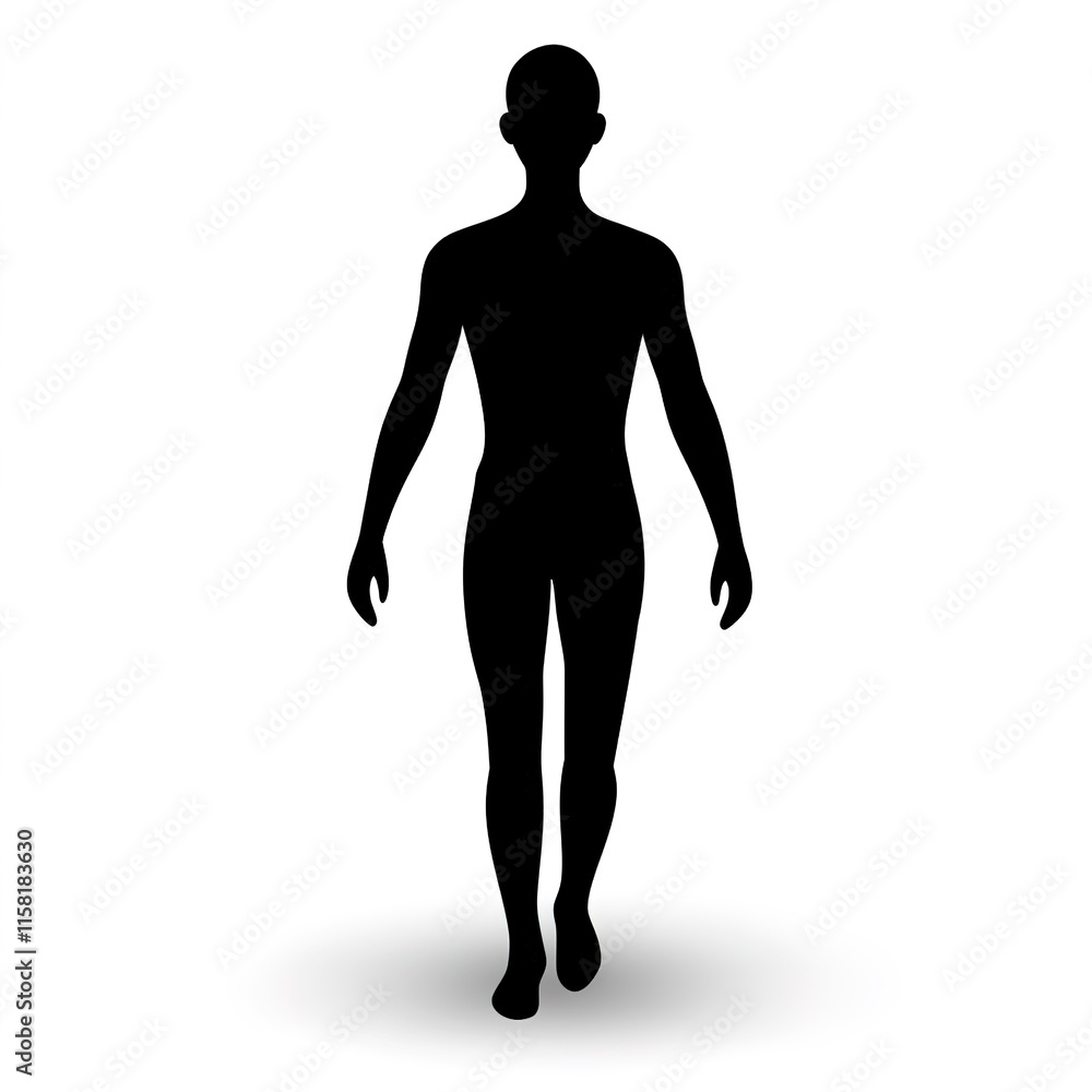 Human icon, designed in a simple and modern style, isolated on a clean white background. This minimalist representation symbolizes humanity, people, and general concepts of human figures. Human icon, designed in a simple and modern style, isolated on a clean white background. This minimalist representation symbolizes humanity, people, and general concepts of human figures.