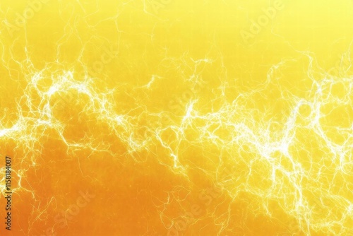 Abstract Yellow Lightning Background: Energy, Power, and Movement