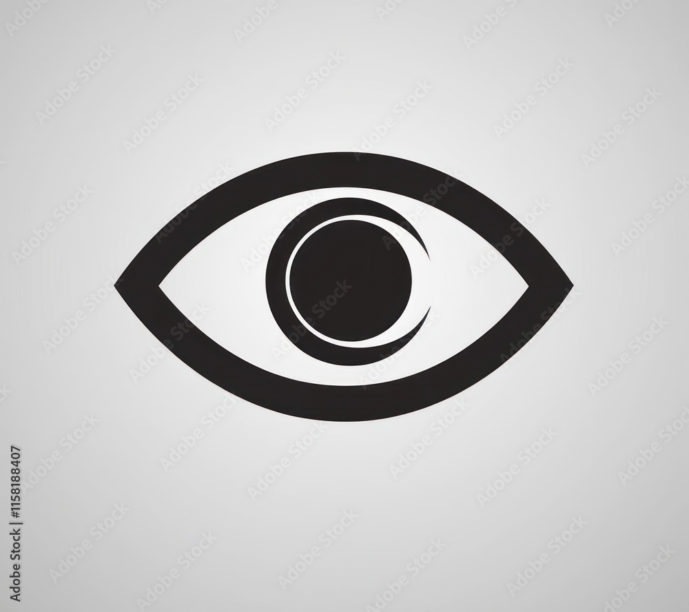 Abstract Stylized Graphic Eye Design Illustration Abstract Stylized Graphic Eye Design Illustration