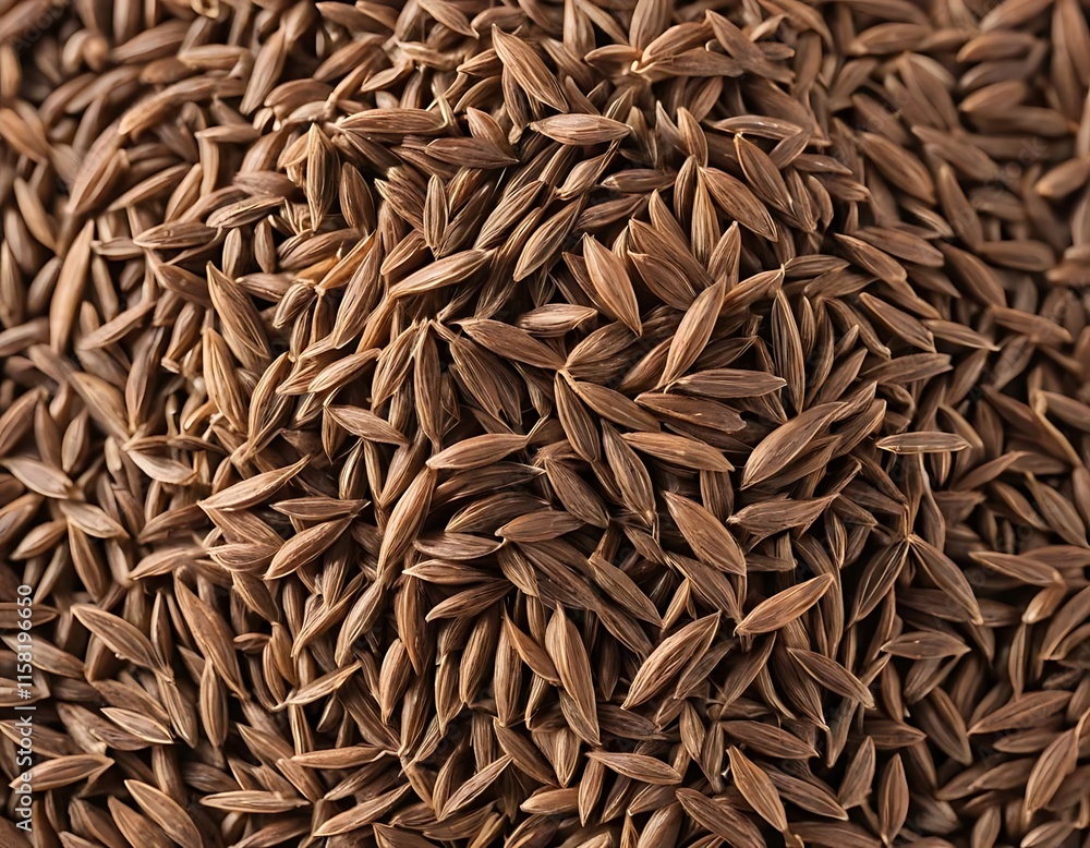A close up view of numerous brown seeds A close up view of numerous brown seeds
