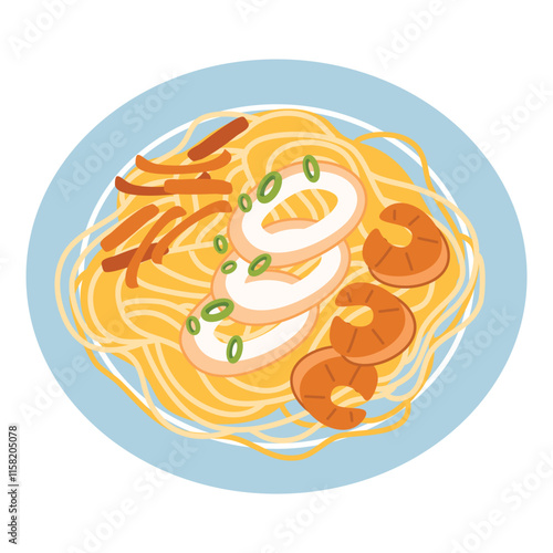 Pancit Bihon is Filipino Rice Noodles