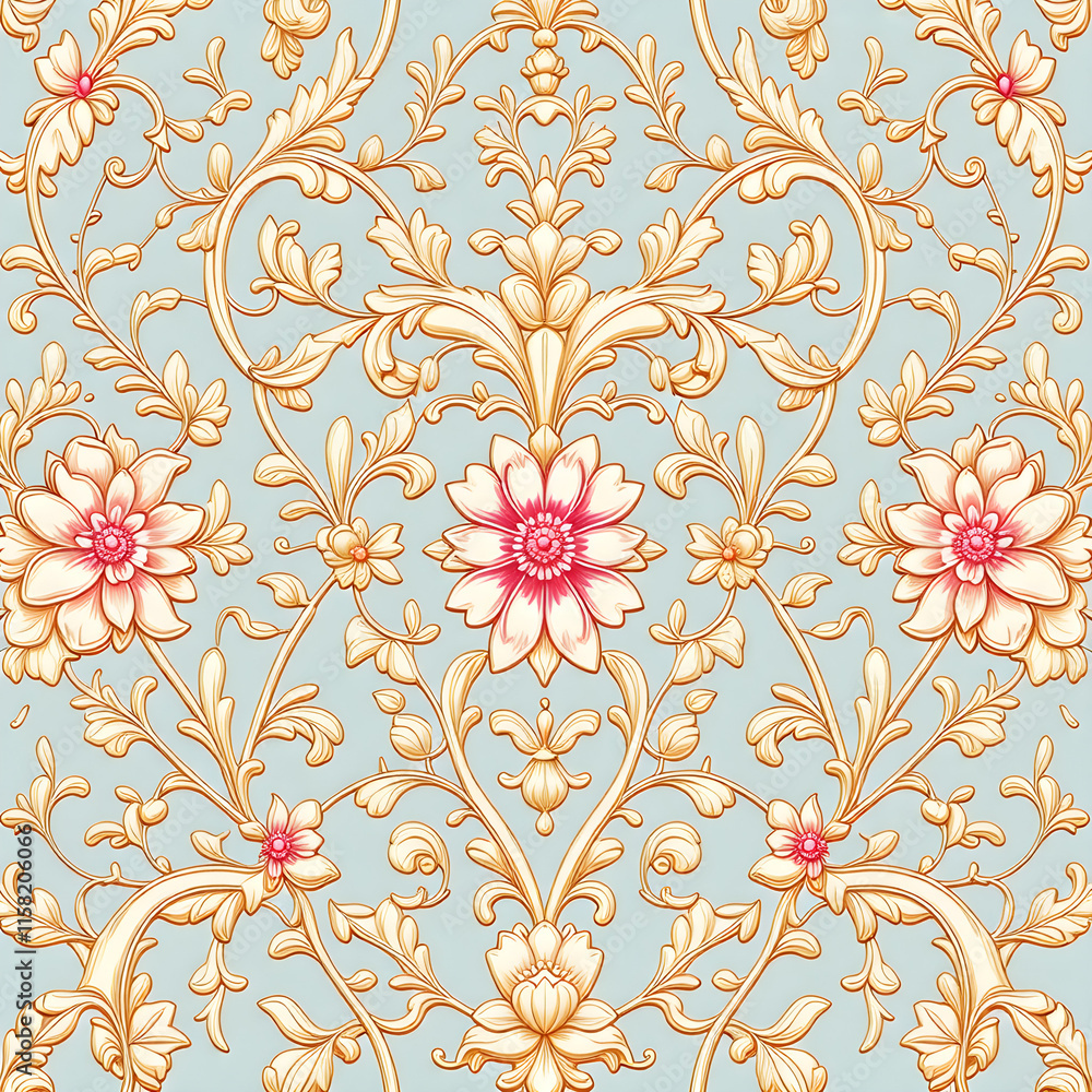 seamless pattern with flowers seamless pattern with flowers