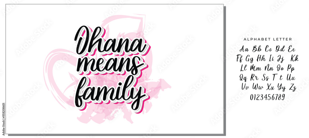 ohana means family black letter quote ohana means family black letter quote