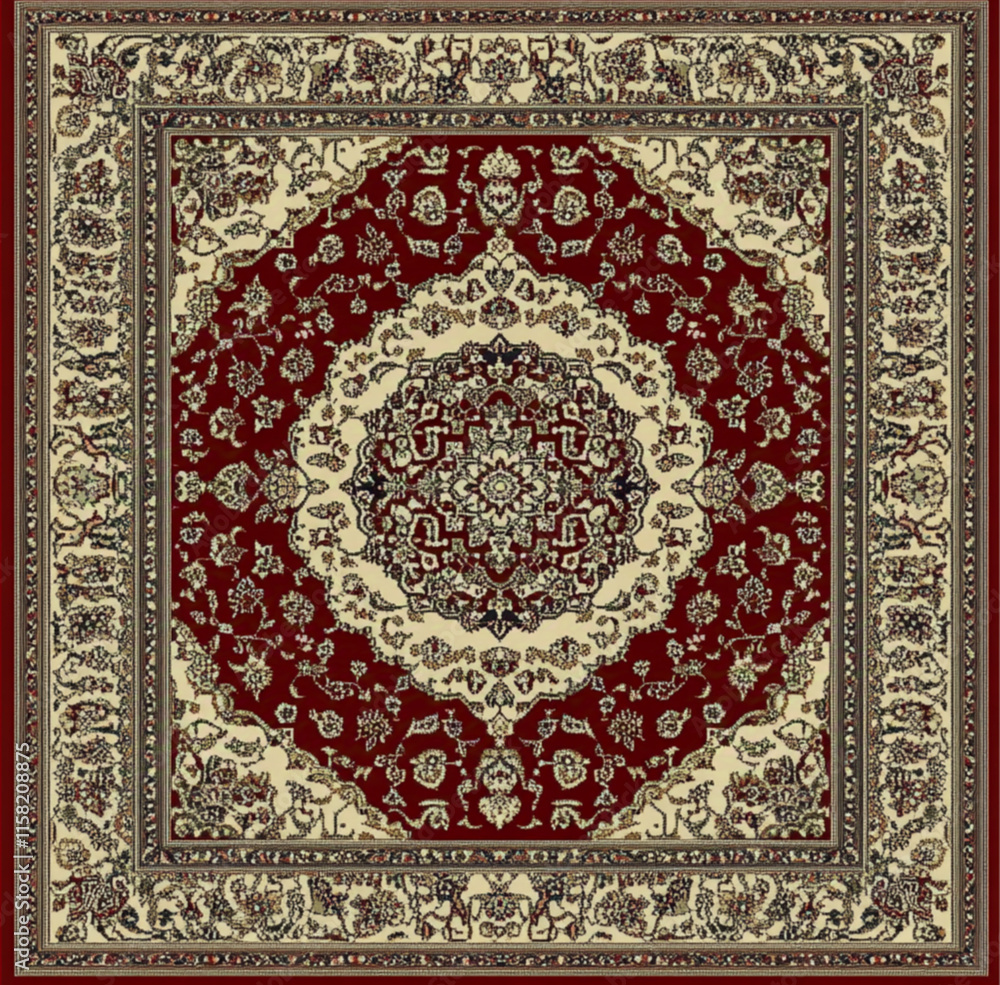 persian rectangle carpet, pattern, red, top view, inside color red, background color black, only red and beige color, Long rectangular, Vertical long rectangular persian rectangle carpet, pattern, red, top view, inside color red, background color black, only red and beige color, Long rectangular, Vertical long rectangular