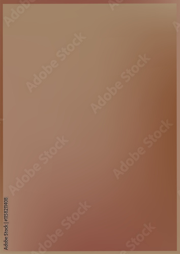 Mocha mousse background with border, a warming, brown hue imbued with richness and comfort