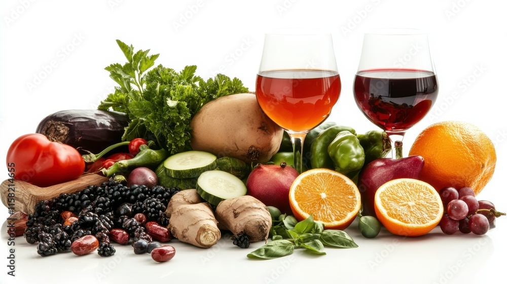 Fresh Produce and Drinks for Wellness Management Fresh Produce and Drinks for Wellness Management
