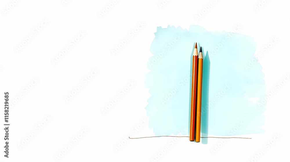 A hand-drawn sketch of a stationery mockup using warm terracotta and cool teal colors, bathed in soft golden hour light, showing earthy and cool contrast, rough lines, textured pencil strokes, and a w A hand-drawn sketch of a stationery mockup using warm terracotta and cool teal colors, bathed in soft golden hour light, showing earthy and cool contrast, rough lines, textured pencil strokes, and a w