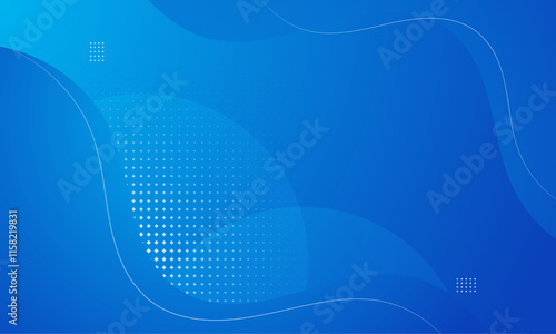 Fototapeta Naklejka Na Ścianę i Meble -  Blue abstract background. Modern circle lines pattern. Minimal geometric abstract Blue background with circle shape and line. Minimal geometric design. Vector illustration