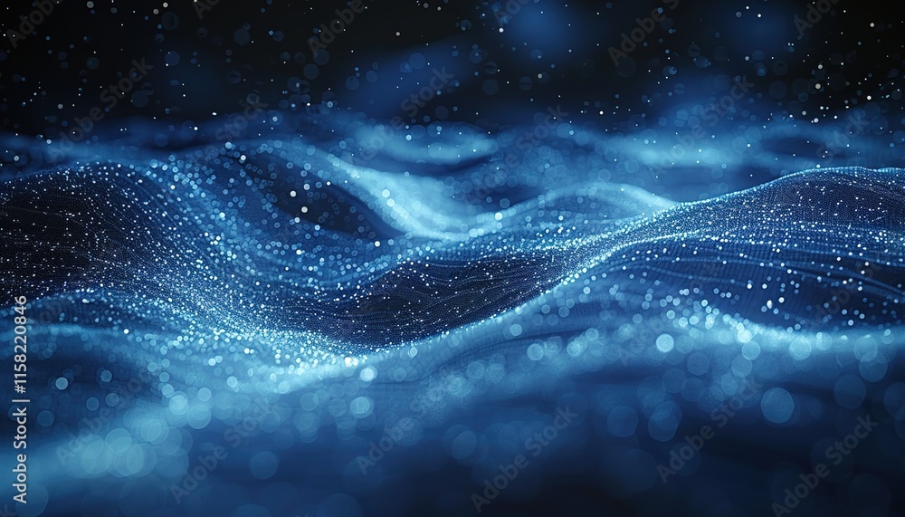 Dark blue abstract background with glowing circle Dark blue abstract background with glowing circle