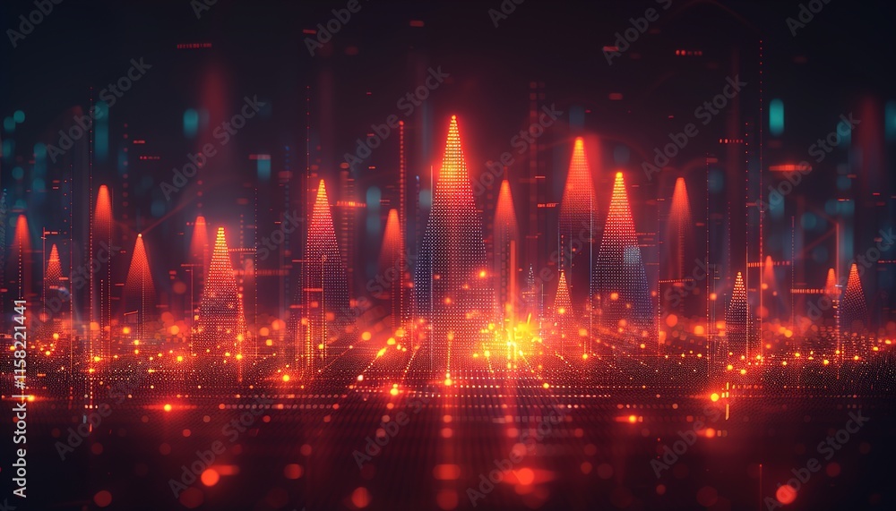 Fototapeta premium Trendy simple color gradient abstract background. 