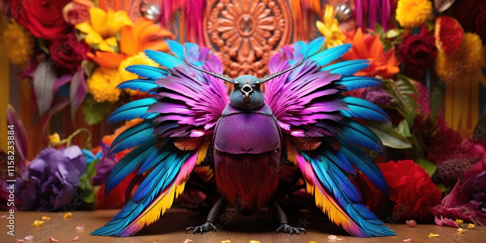 Fototapeta premium parrot feathers