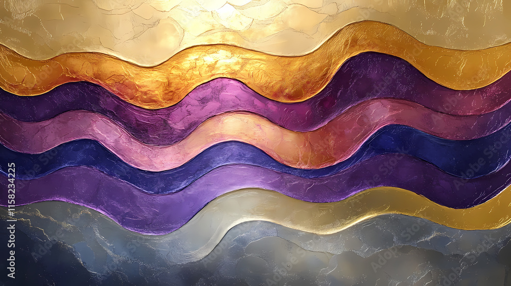 Abstract Waves of Color Abstract Waves of Color