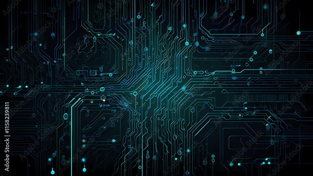 an abstract background featuring an intricate electro circuit design an abstract background featuring an intricate electro circuit design