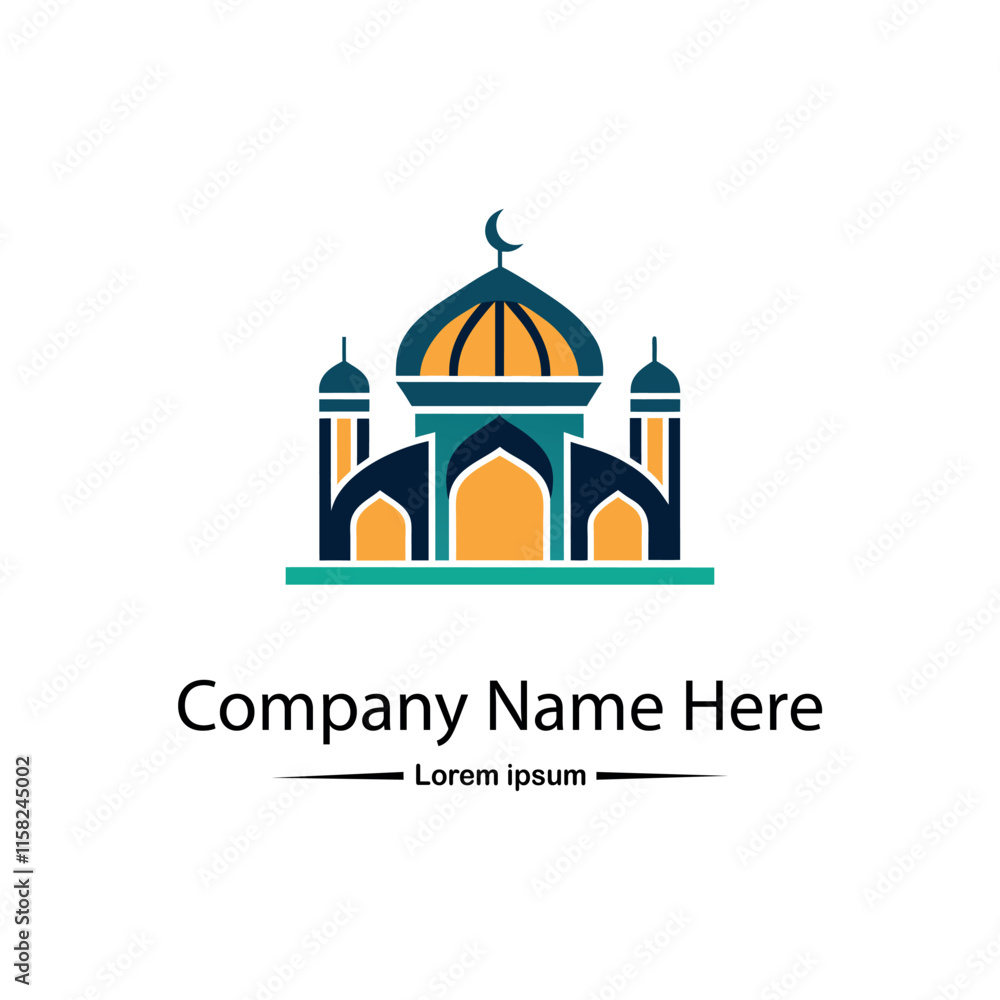 Obraz premium Mosque logo