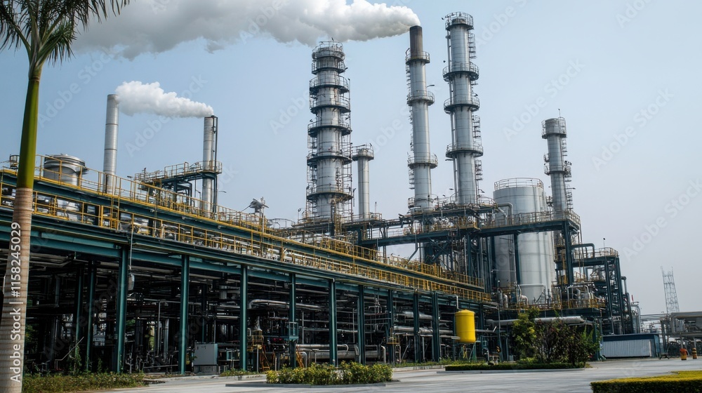 Clean Industrial Site with Minimal Emissions Clean Industrial Site with Minimal Emissions