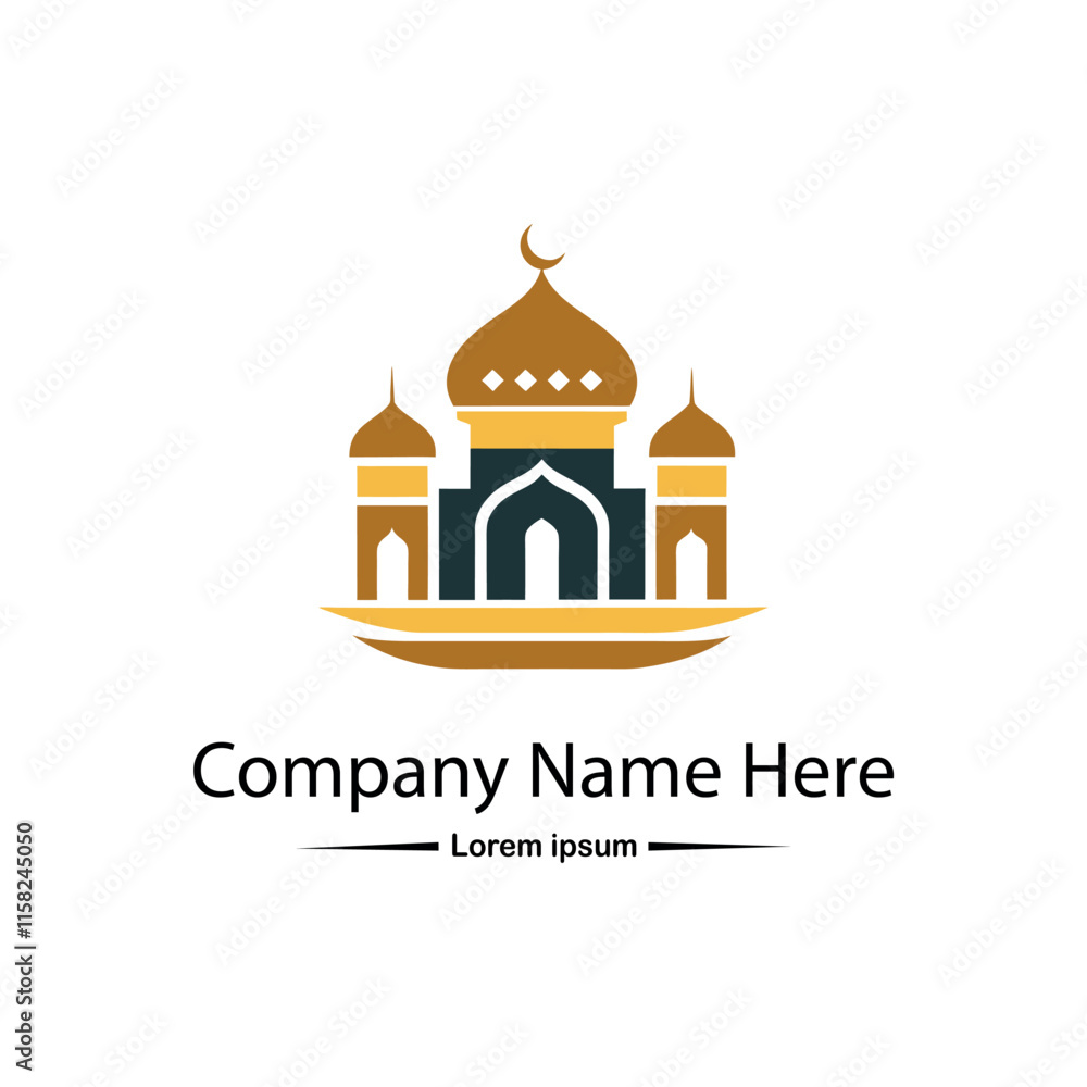 Obraz premium Mosque logo