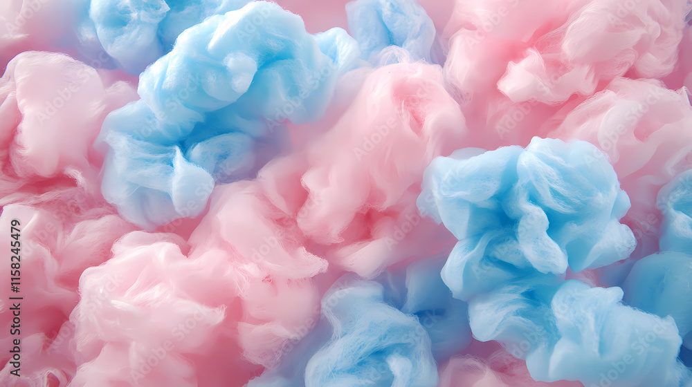 Fototapeta premium Pastel Dreams: Abstract swirls of pink and blue ink create a dreamy, ethereal landscape. Perfect for backgrounds, branding, or artistic expression. 