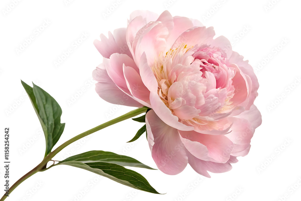 Pink peony flower. On a transparent background. Png file Pink peony flower. On a transparent background. Png file