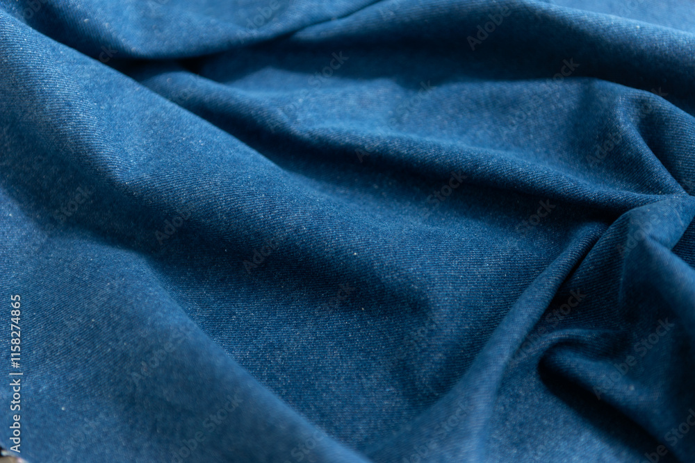 Abstract texture of natural blue color denim fabric. Abstract texture of natural blue color denim fabric.