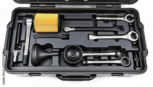 Wallpaper Mural Organized Oil Change Tool Kit - a Sleek, Professional Design Torontodigital.ca