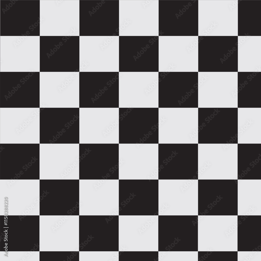 Seamless black and white square grid pattern for background Seamless black and white square grid pattern for background