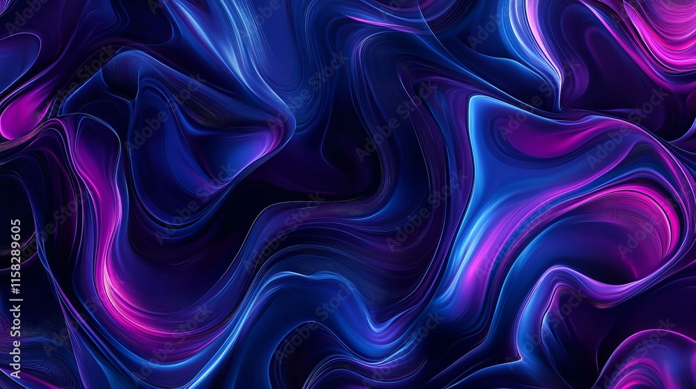 Abstract Blue and Purple Dynamic Background with Futuristic Design Abstract Blue and Purple Dynamic Background with Futuristic Design