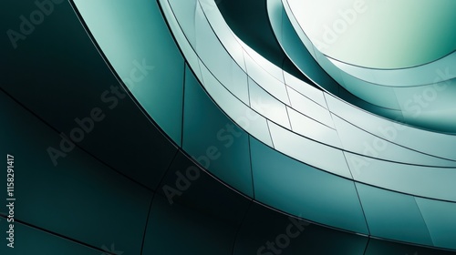 A large wall with a green color. The wall is made of metal