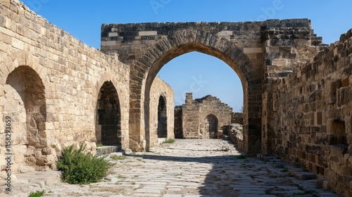 Ancient Stone Archway Ruins