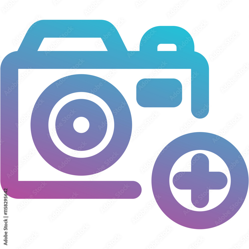 Camera icon element for design Camera icon element for design