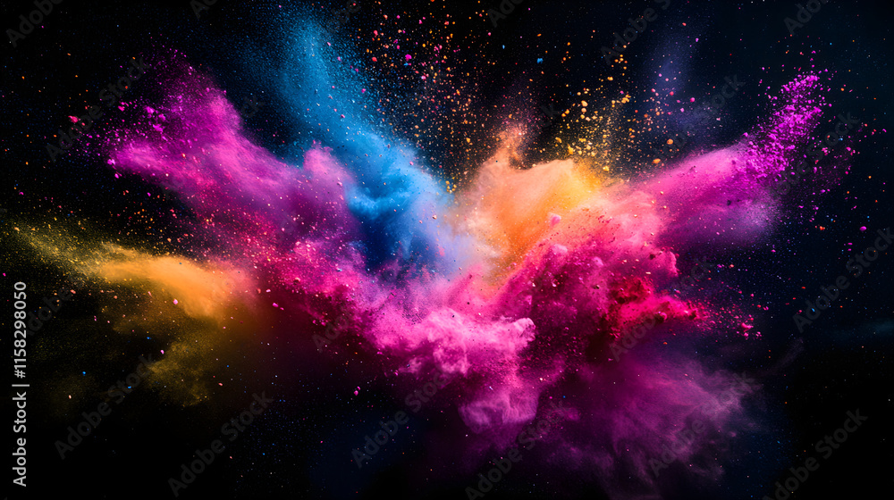 Whirlwind of Color: Capturing the Burst of Emotions in an Abstract Dance of Hues! Whirlwind of Color: Capturing the Burst of Emotions in an Abstract Dance of Hues!