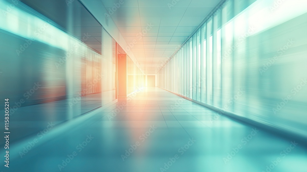 Abstract blurred interior of a hospital, conveying a calm and sanitized environment with soft tones and subtle lighting, ideal for medical and healthcare-related imagery.357be Abstract blurred interior of a hospital, conveying a calm and sanitized environment with soft tones and subtle lighting, ideal for medical and healthcare-related imagery.357be
