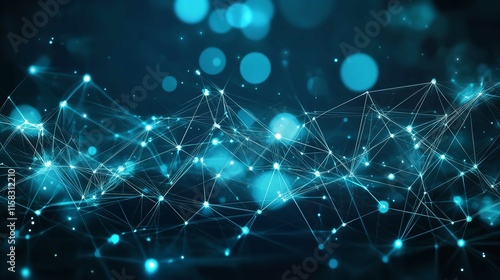 Wallpaper Mural Digital Technology Banner with Green and Blue Background Colors Torontodigital.ca