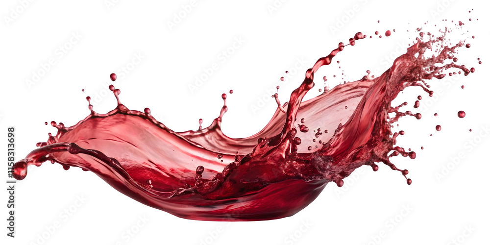 red wine splash isolated on white red wine splash isolated on white