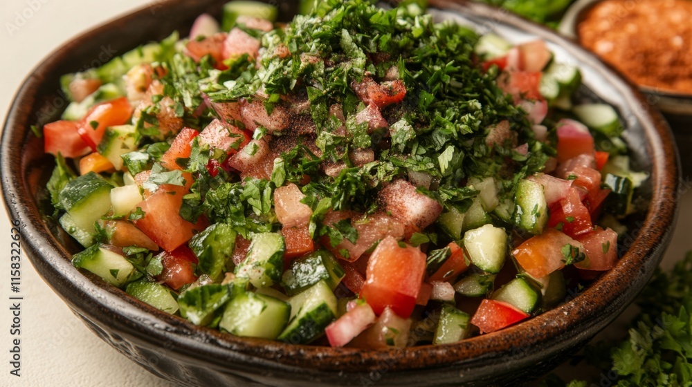 A Colorful and Refreshing Salad A Colorful and Refreshing Salad