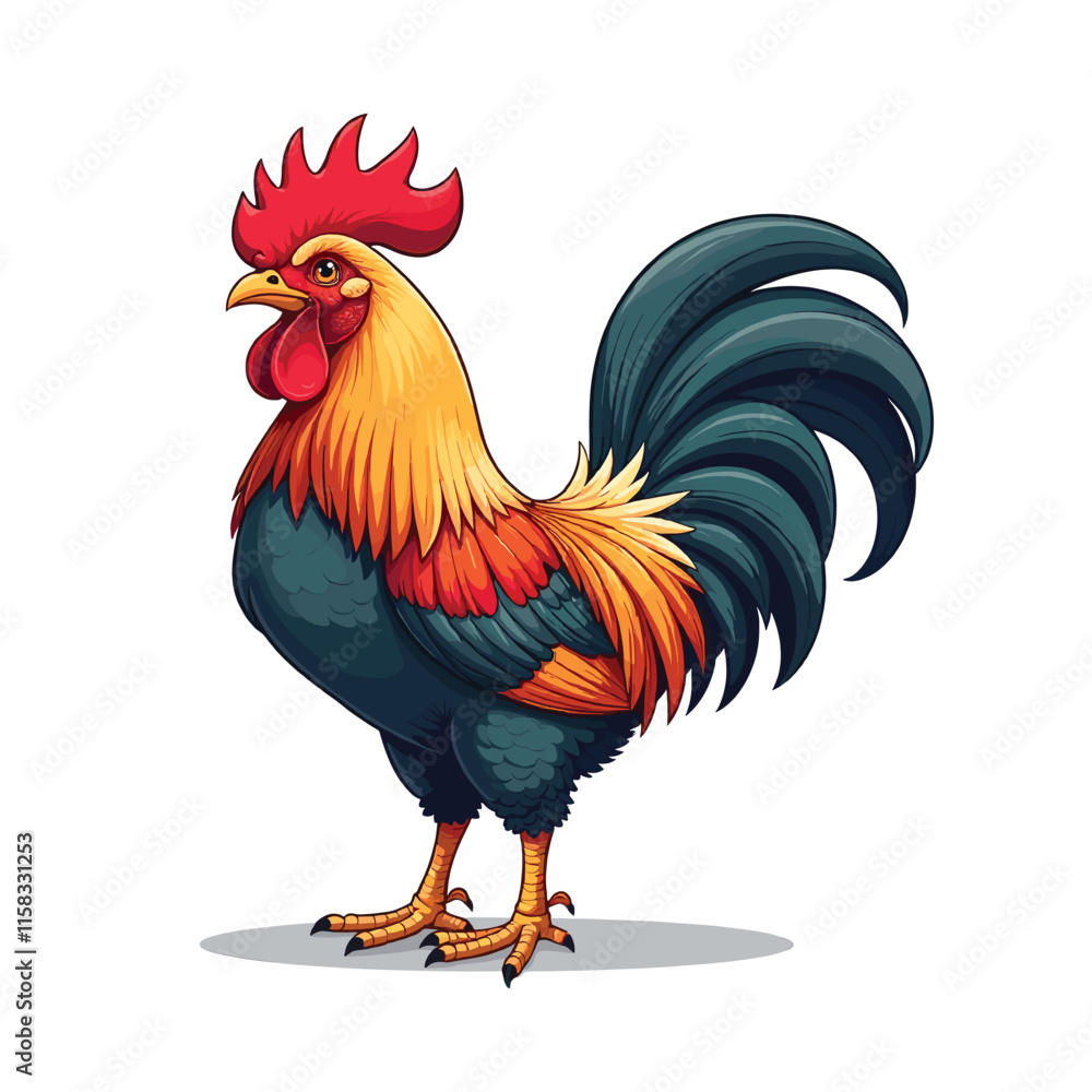 Fototapeta premium Cute Cartoon Animal Vector Illustration