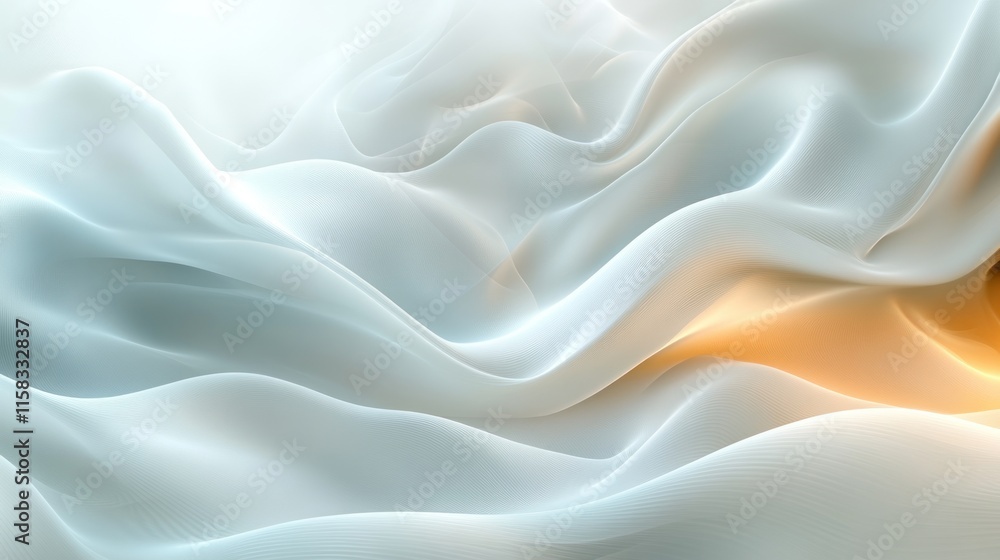 Soft, flowing fabric textures in gentle colors create a serene and calming visual effect. Soft, flowing fabric textures in gentle colors create a serene and calming visual effect.