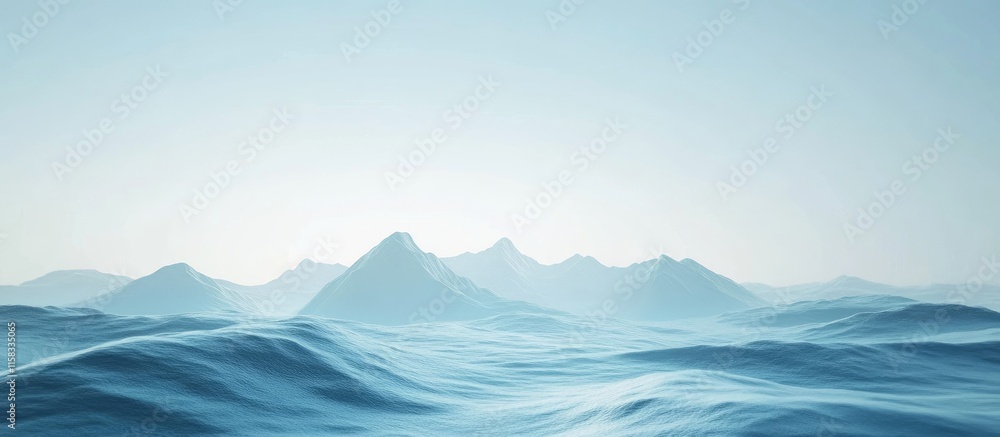 Serene Ocean Landscape with Gentle Waves and Soft Blue Tones Perfect for Minimalist Web Design Backgrounds Serene Ocean Landscape with Gentle Waves and Soft Blue Tones Perfect for Minimalist Web Design Backgrounds