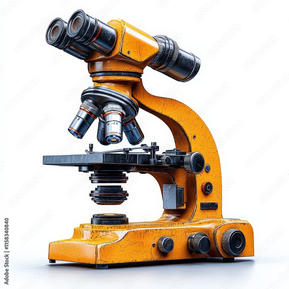 Design of microscope sign icon logo illustration isolated on white background Design of microscope sign icon logo illustration isolated on white background