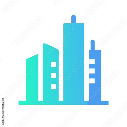 vector illustration of urban city buildings 