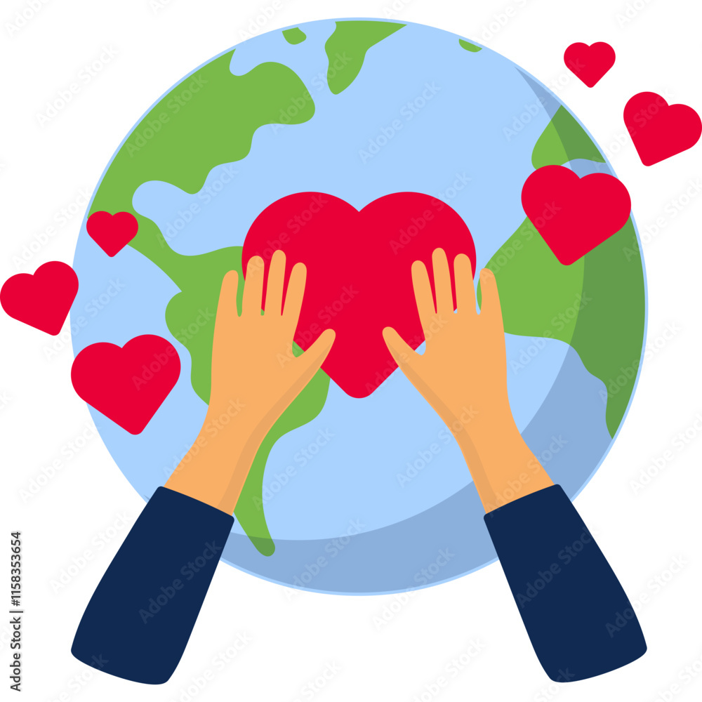 World Kindness Day Illustration World Kindness Day Illustration