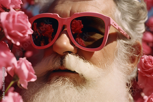 rose-coloured glasses (generative AI)